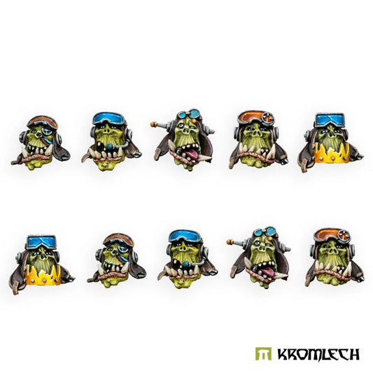 Kromlech Orc Pilot Heads