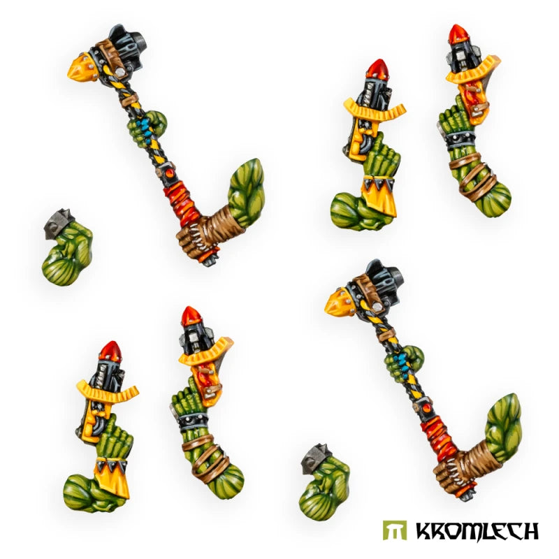 Kromlech Orc Tank Hunters Rokket Pistols and Hammers