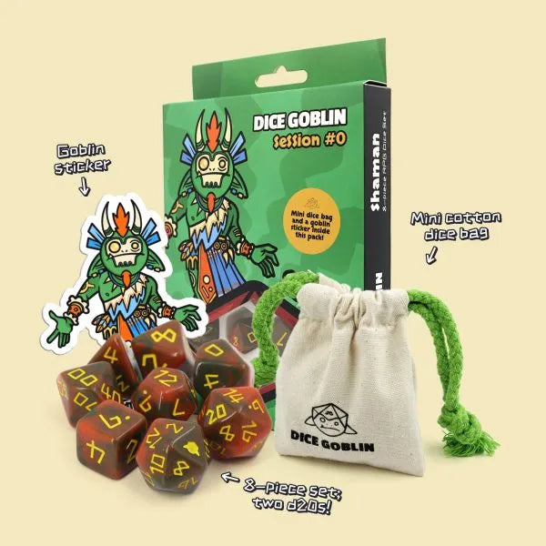 The Shaman Dice set by Dice Goblin