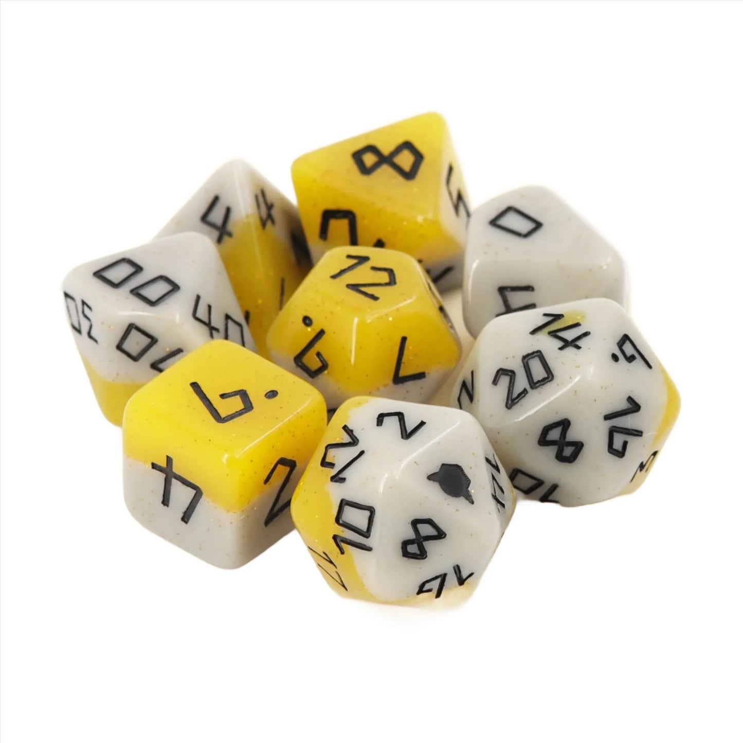 The Templar Dice set by Dice Goblin