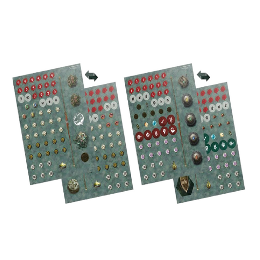 Warhammer Quest: Darkwater, Token sheets