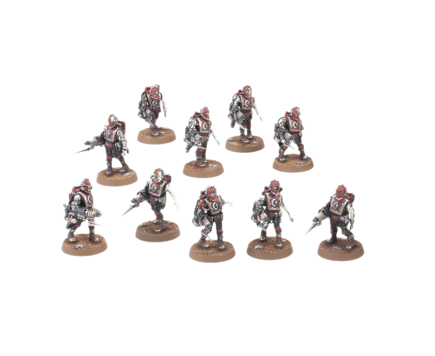 Adsecularis Tech-thralls x10, from the Mechanicum Battle Group Box.