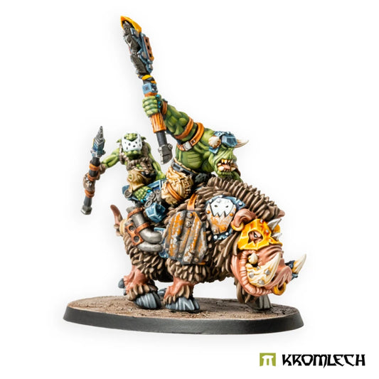 Kromlech Orc Wild Tribez Cyboar Rider 1