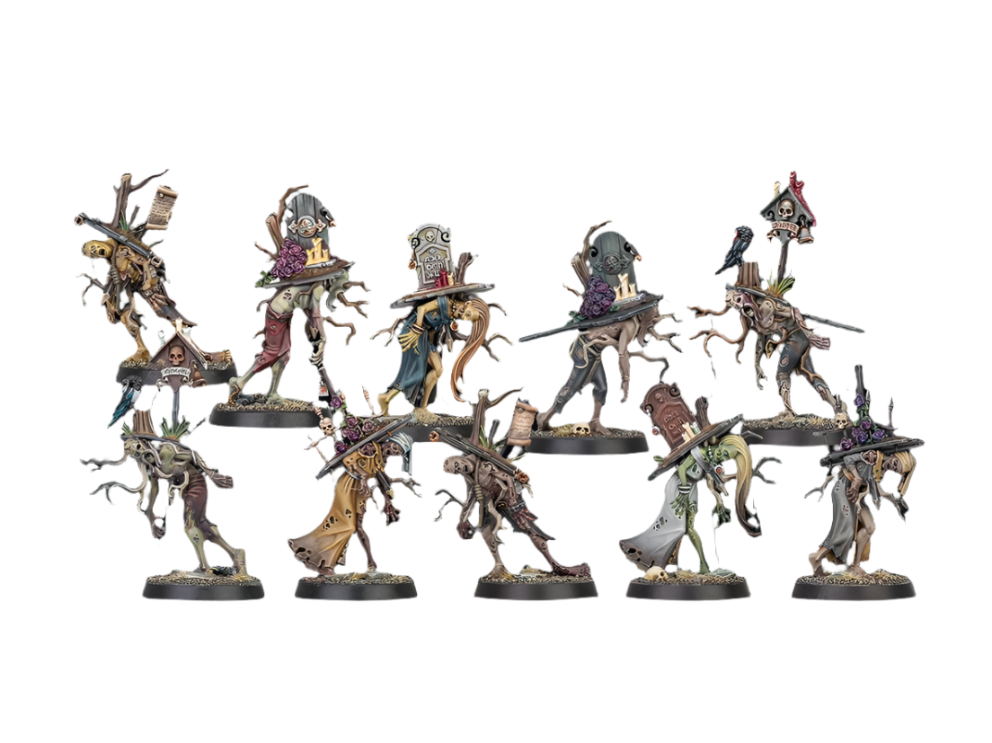 Cursed city Deadwalker Zombies x10 Games Workshop Miniatures